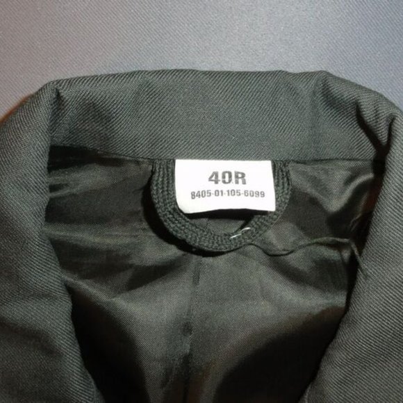 sz40R ARMY DRESS GREEN CLASS A UNIFORM JACKET MSG RANK 4TH ID PATCH LD 1034 - Picture 3 of 12